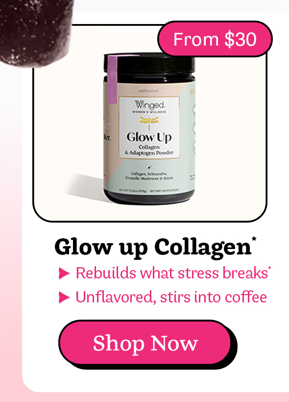 Glow Up Collagen & Stress Powder - Unflavored