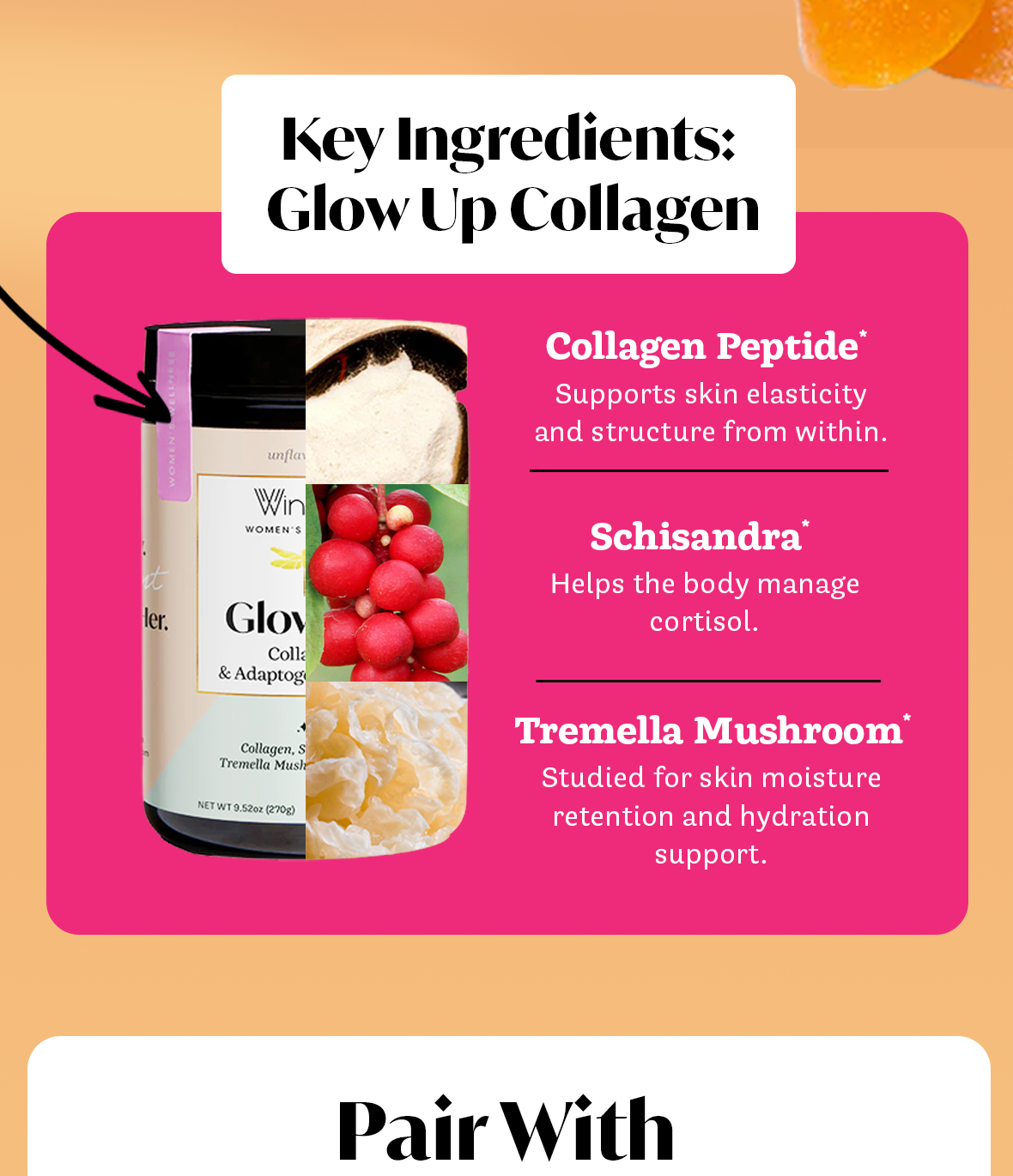 Glow Up Collagen & Stress Powder - Unflavored