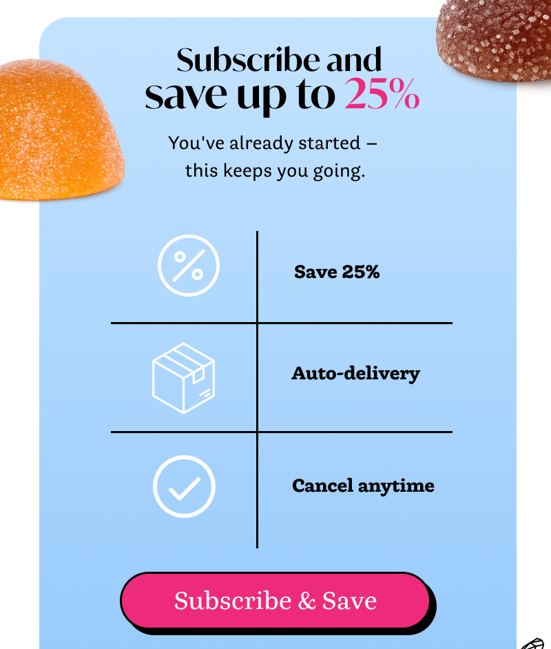 Subscribe % Save