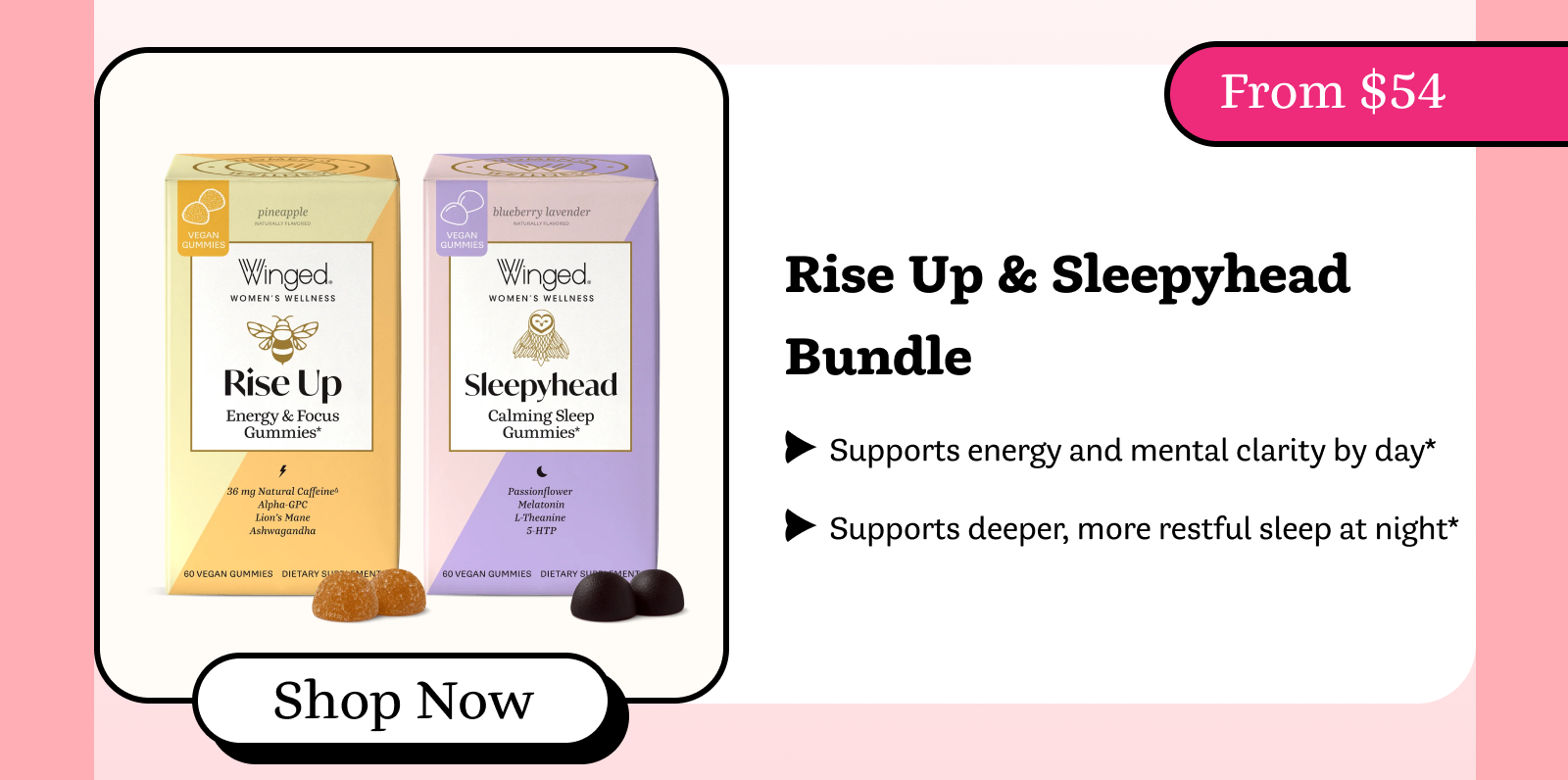 Rise Up & Sleepyhead Gummies Bundle