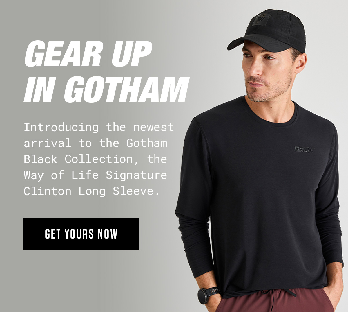 GOTHAM BLACK | CLINTON LONG SLEEVE