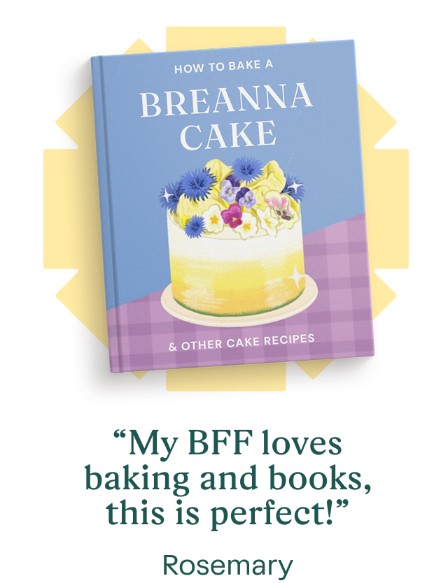 “My BFF loves baking and books, this is perfect!” Rosemary