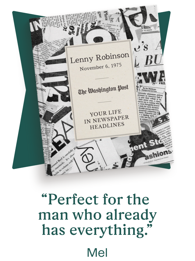 “Perfect for the man who already has everything.” Mel