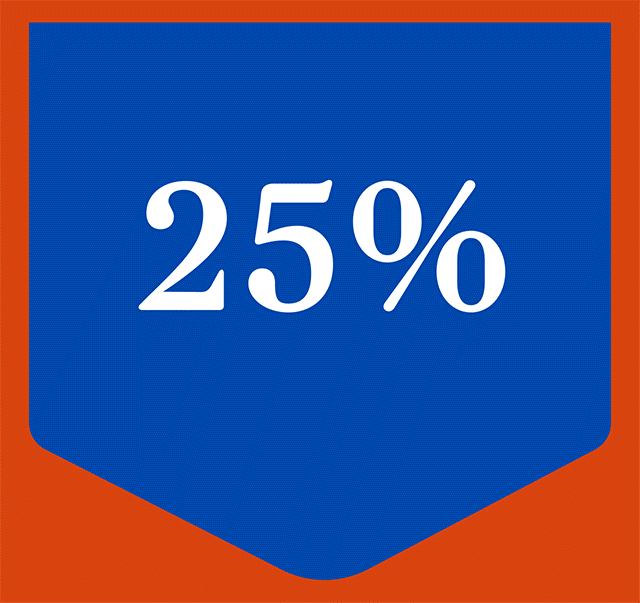 25% OFF EVERYTHING