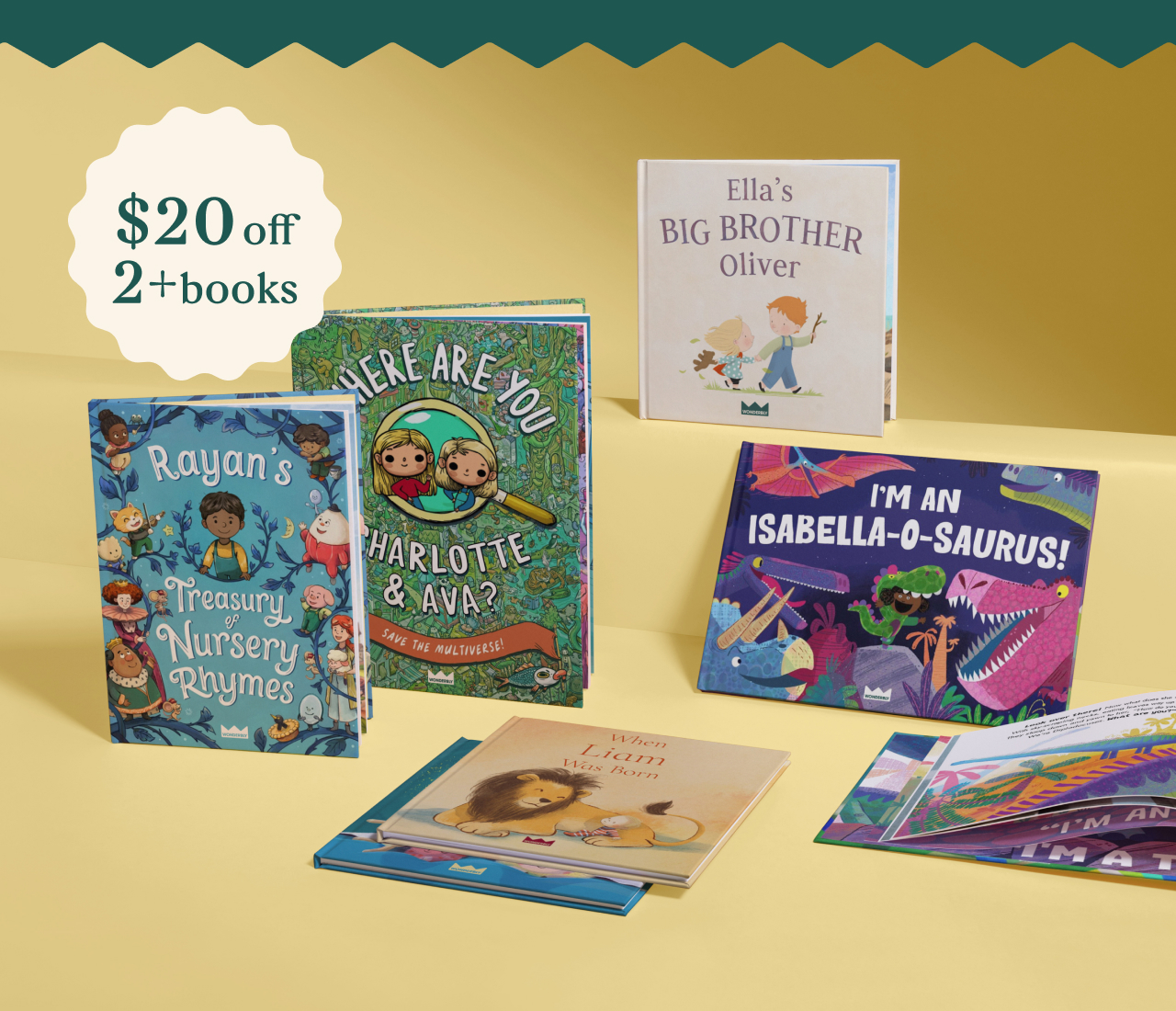 $20 off 2+ books