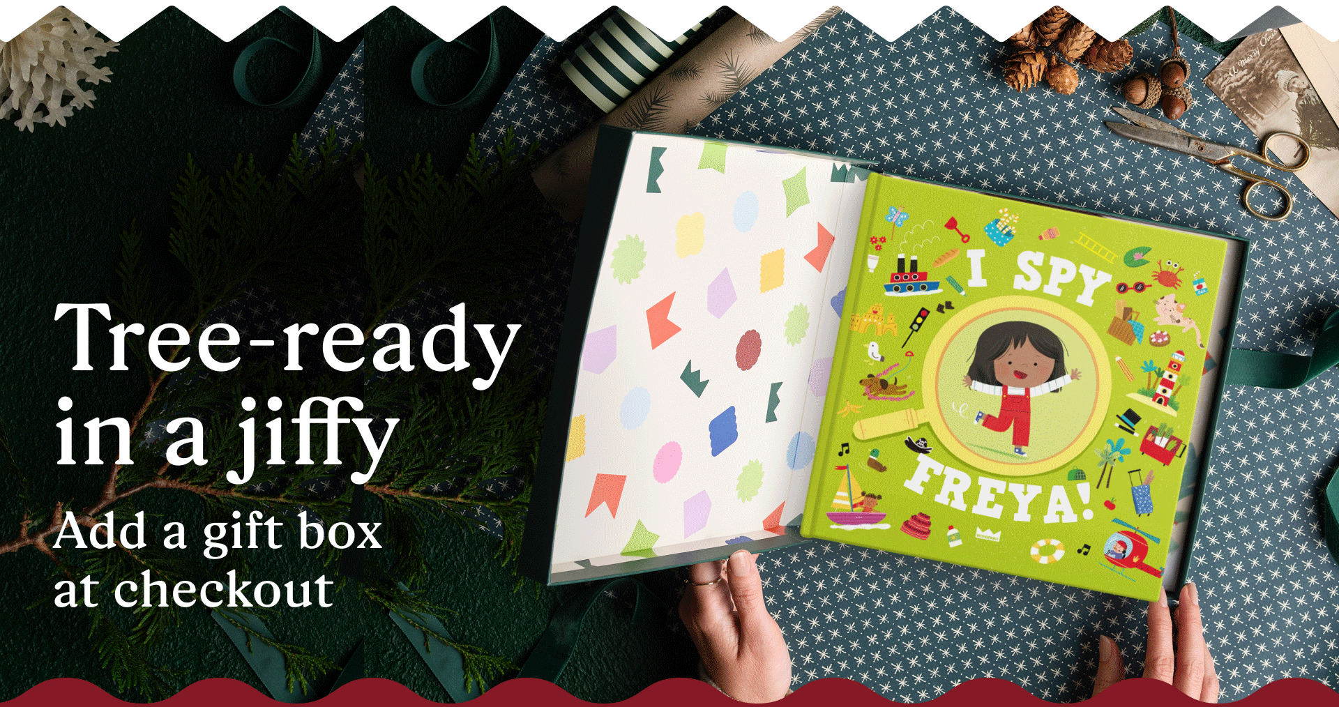 Add a gift box at checkout