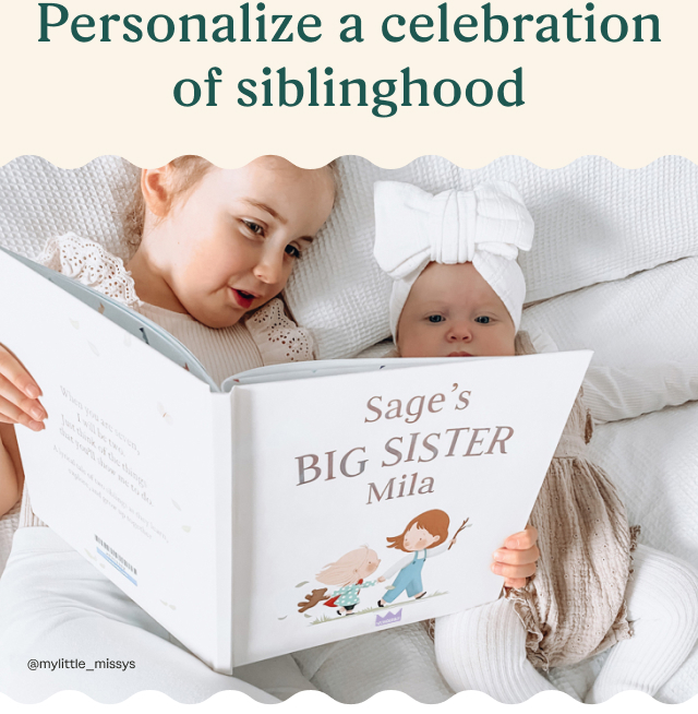 Personalize a celebration of siblinghood