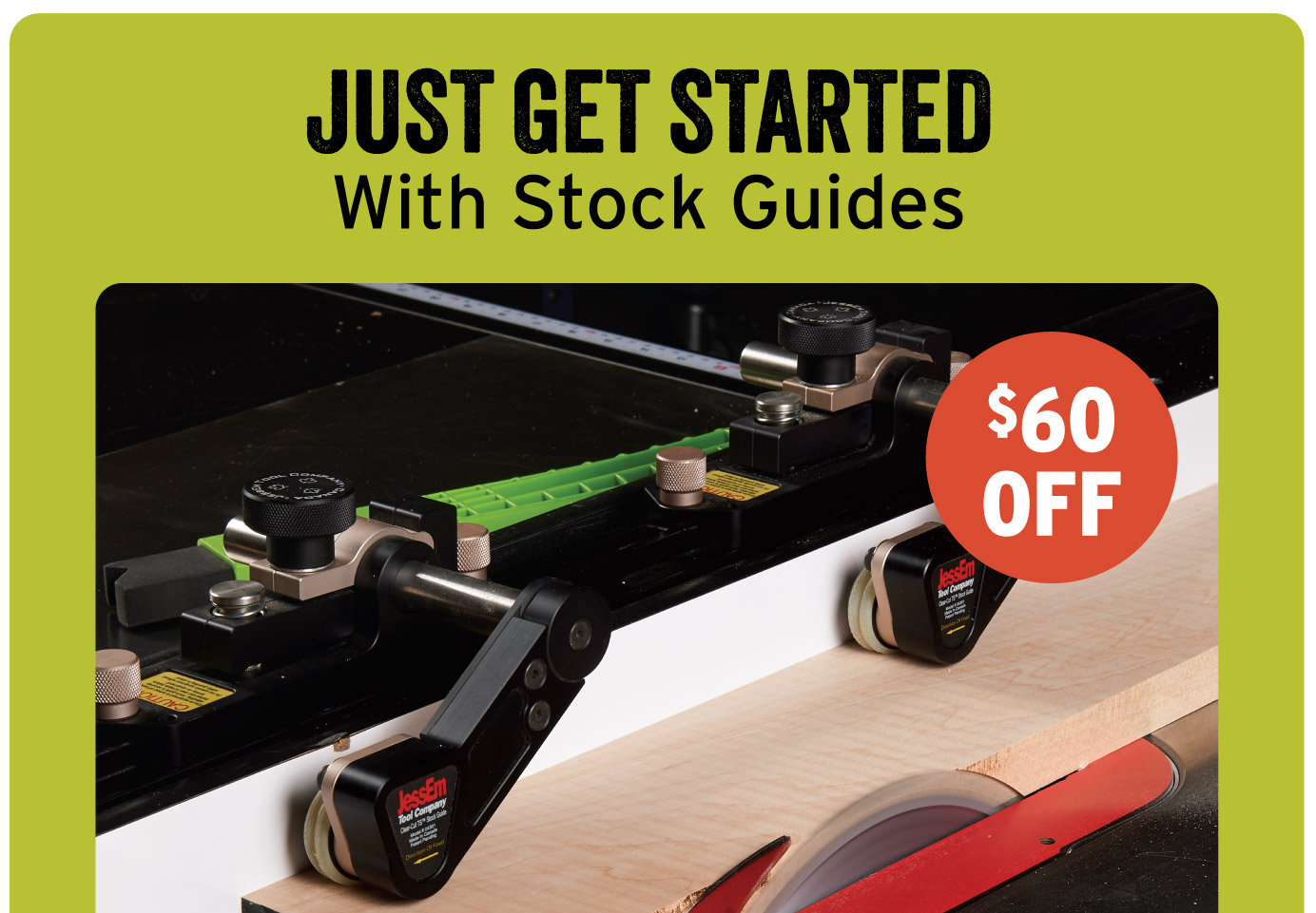 Just Get Started By Saving $60 On JessEm Stock Guides