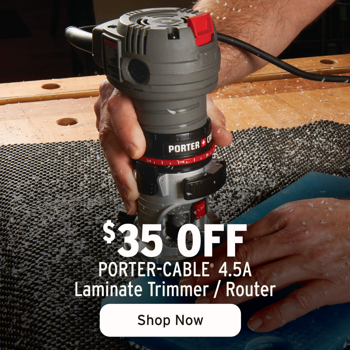 $35 Off Porter-Cable Router