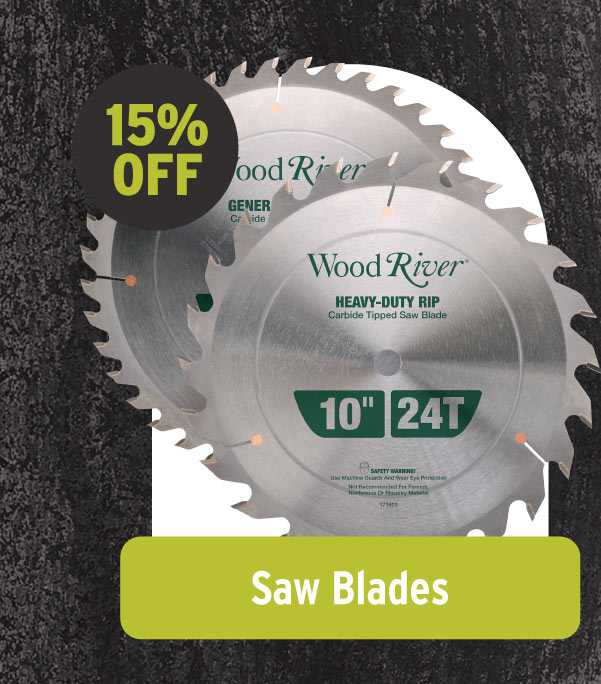 15% Off Saw Blades