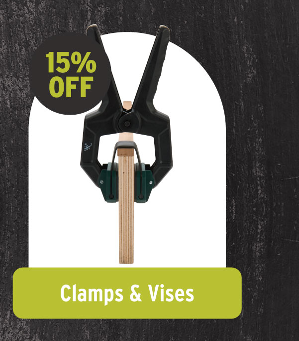 15% Off Clamps & Vises