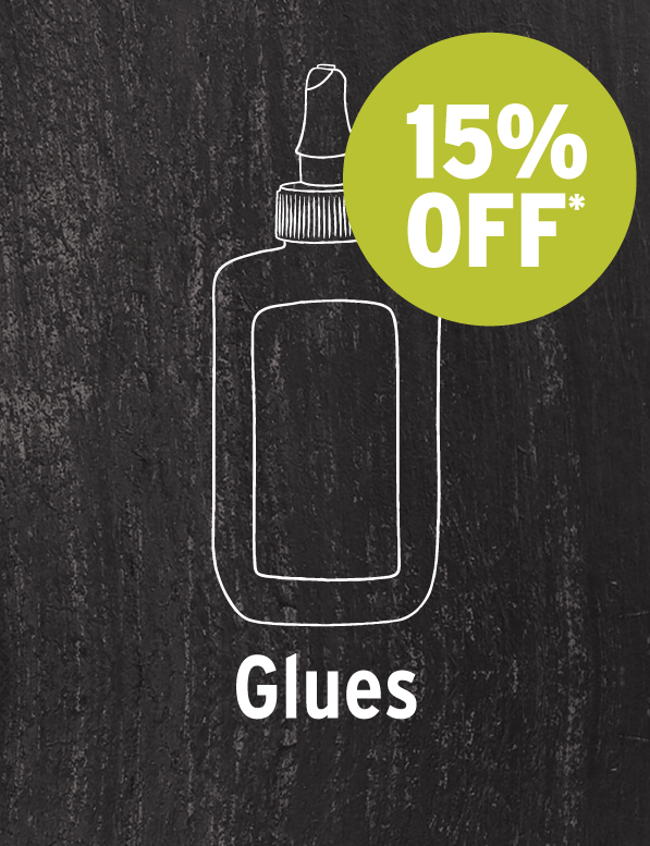15% Off Glues