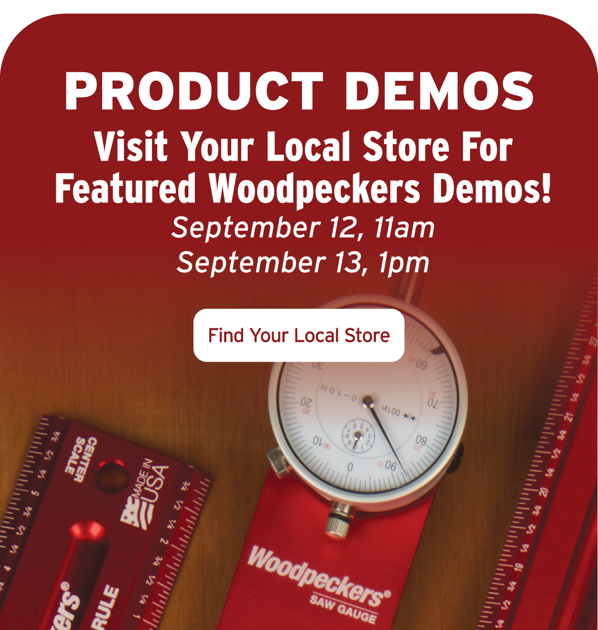 Attend Our Free Woodpecker Product Demos