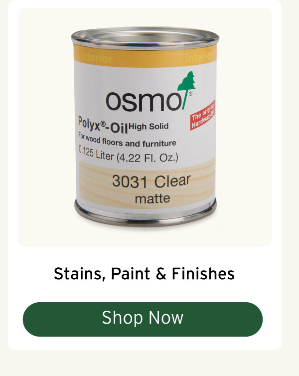 Shop Stains, Paint & Finishes