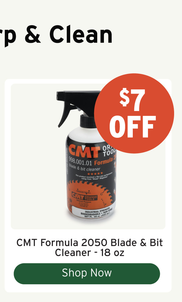$7 Off CMT Formula 2050 Blade & Bit Cleaner