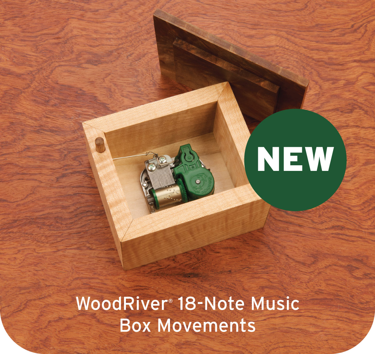 New WoodRiver Music Box Movements