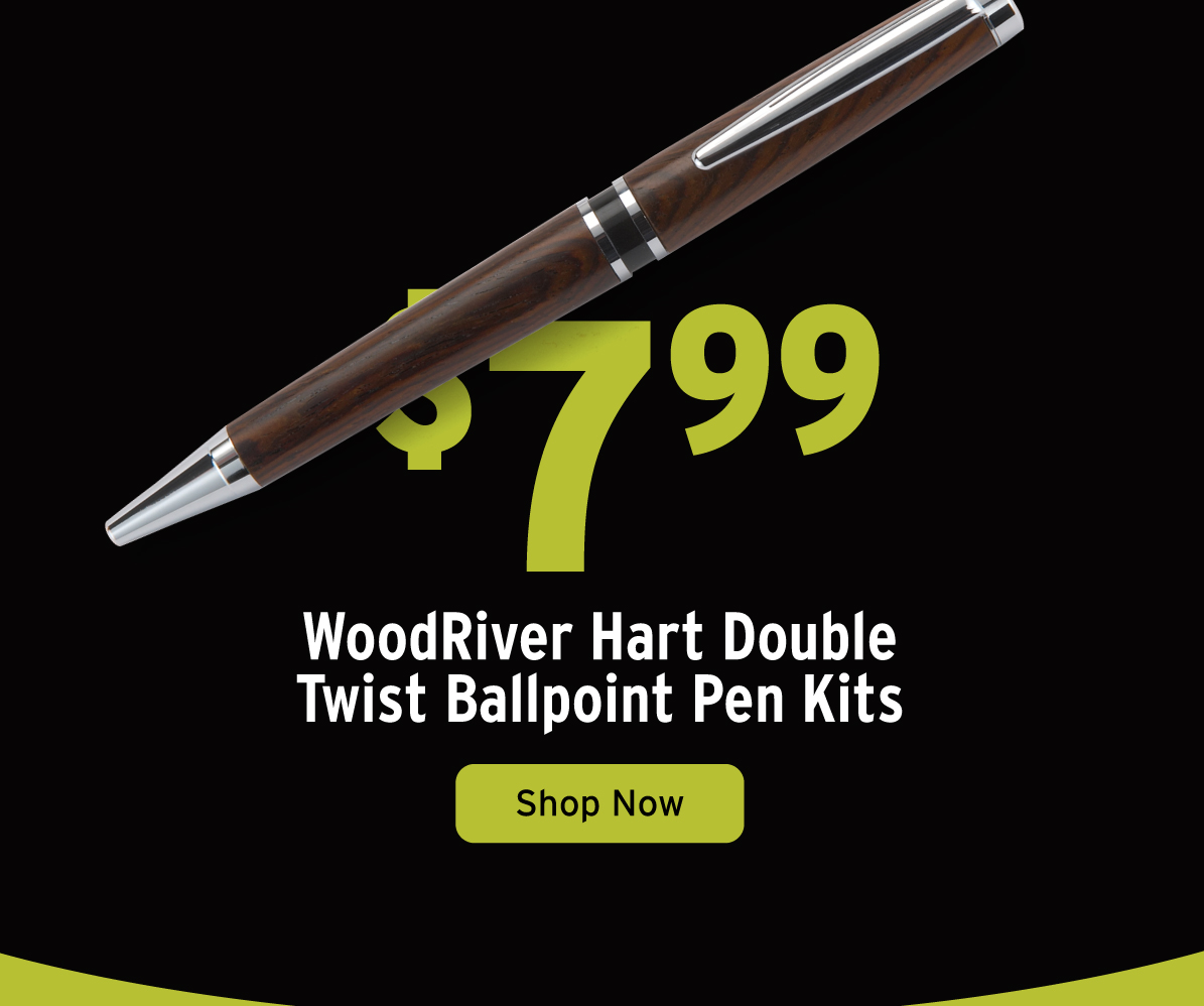 20% Off Select WoodRiver Pen Kits