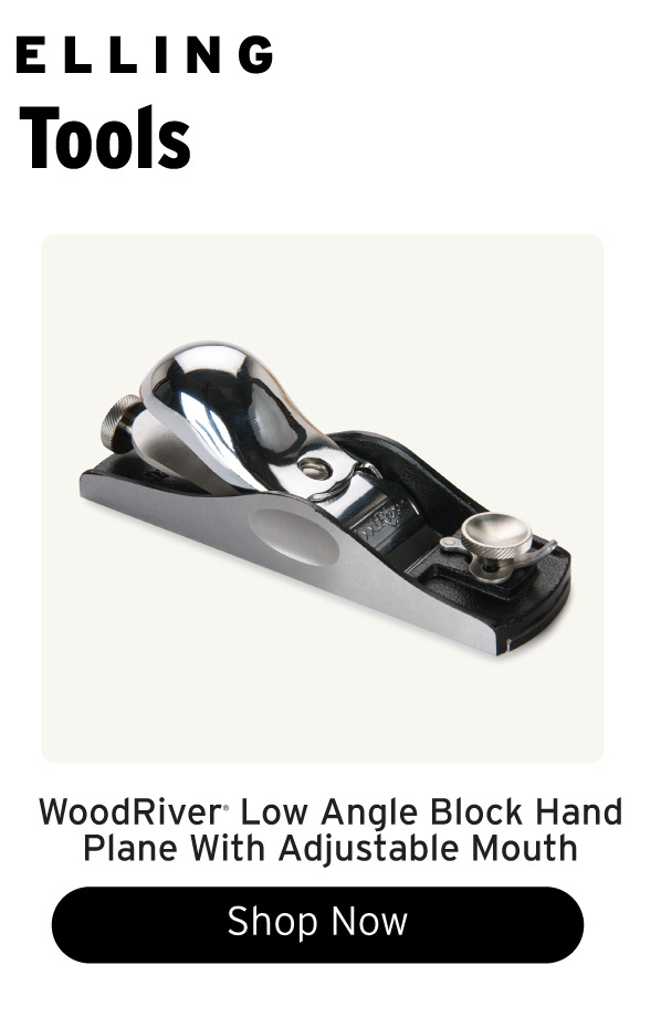 WoodRiver Low Angle Block Hand Plane with Adjustable Mouth