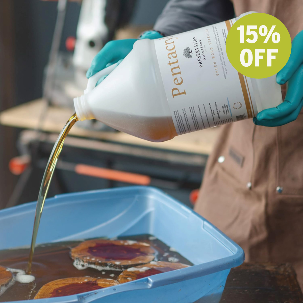 15% Off Pentacryl Wood Stabilizer