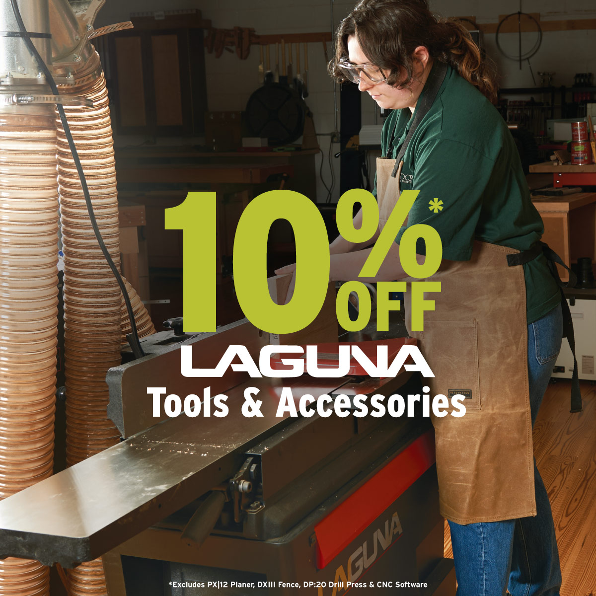 10% Off Laguna Tools & Accessories