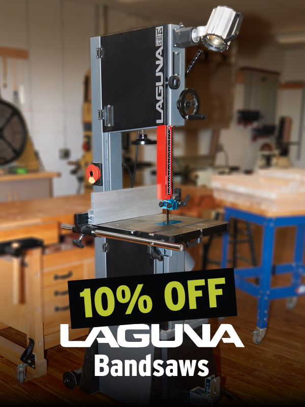 10% Off Laguna Bandsaws