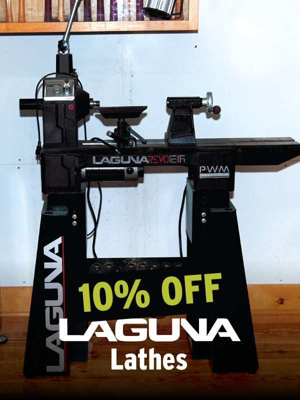 10% Off Laguna Lathes