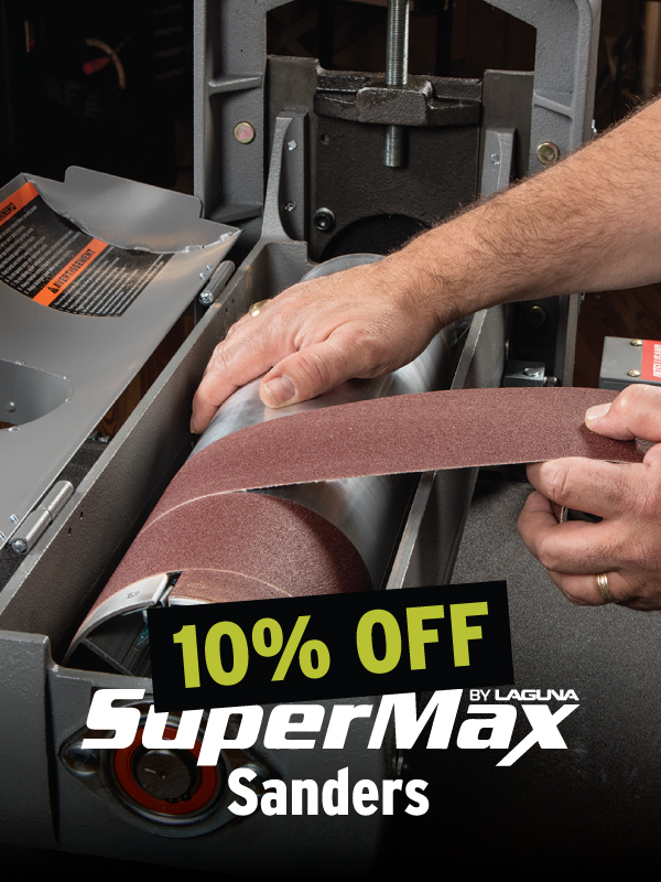 10% Off Laguna Sanding Machines