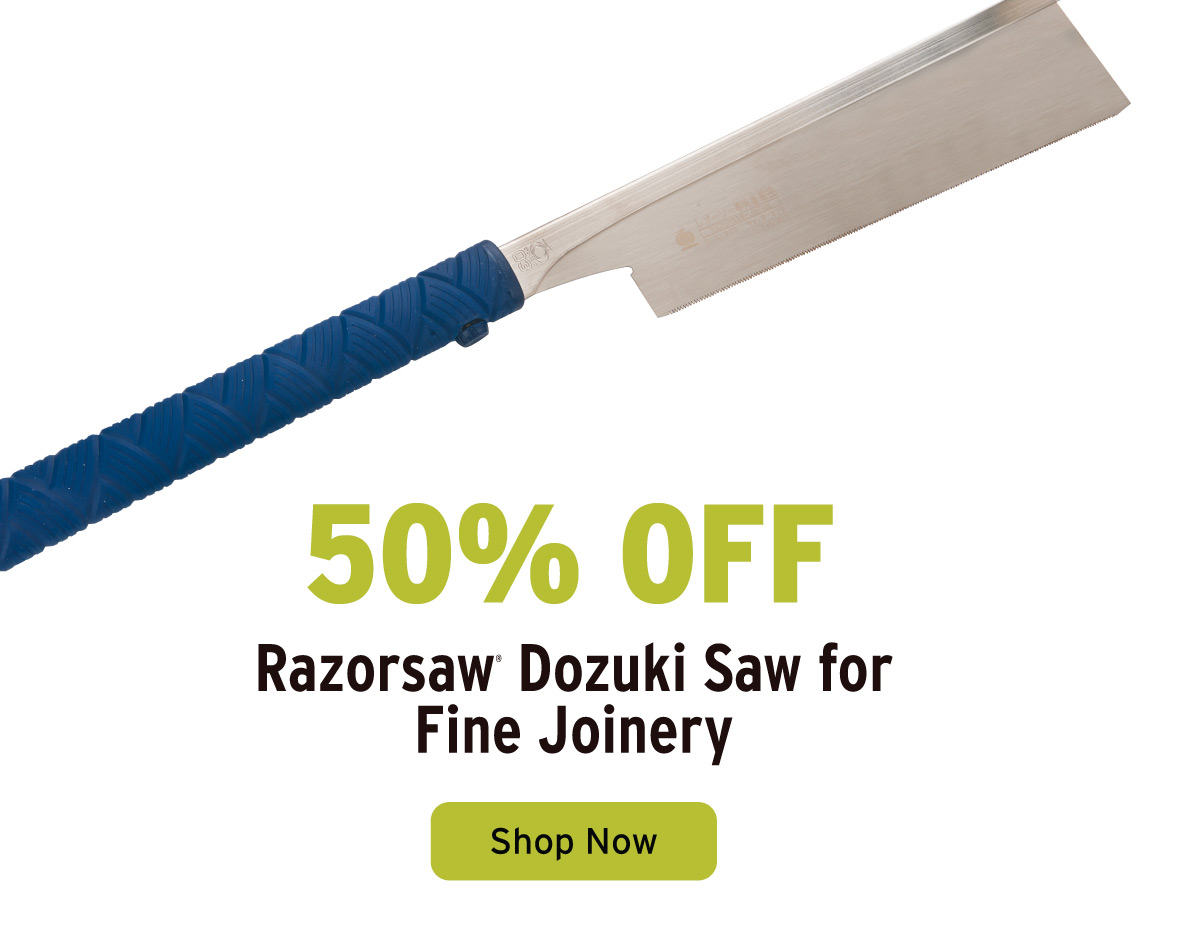 50% Off Razorsaw Dozuki Saw