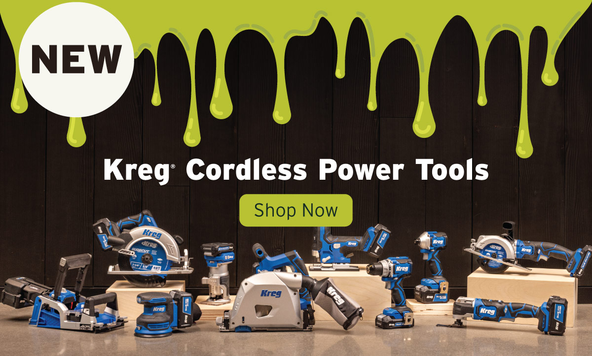 New Kreg Cordless Power Tools