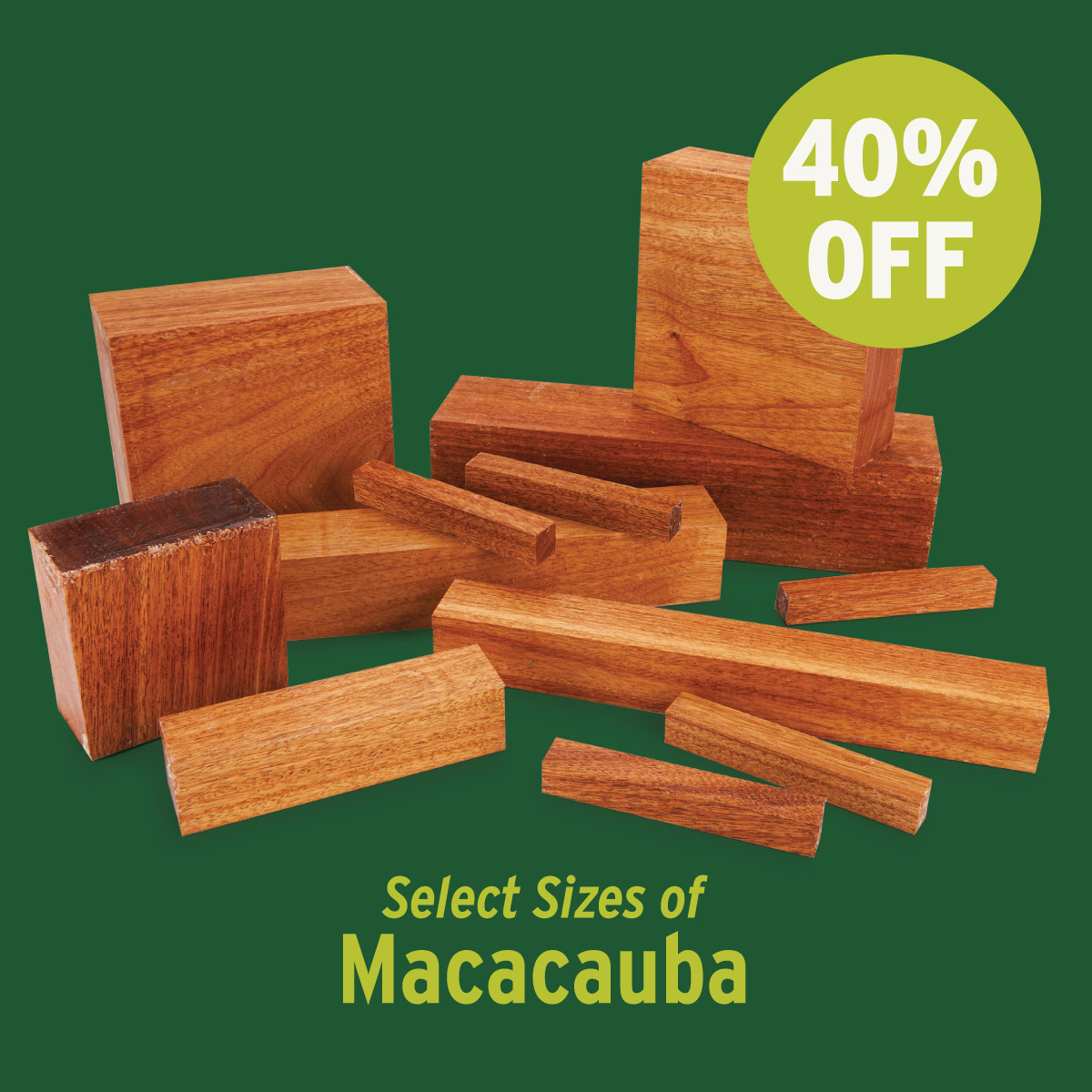 40% Off Select Species Of Macacauba