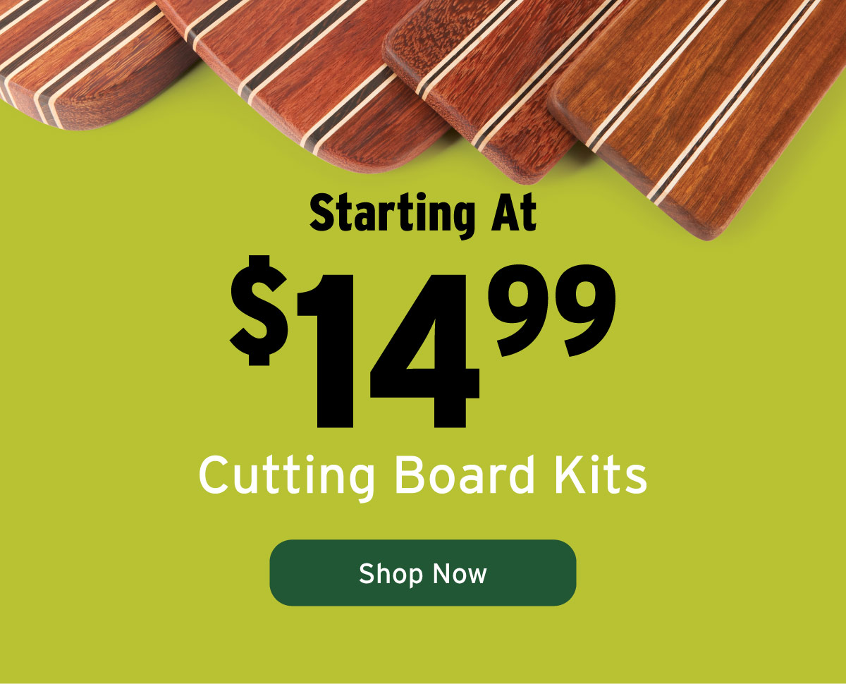 Starting At $14.99 Cutting Board Kits