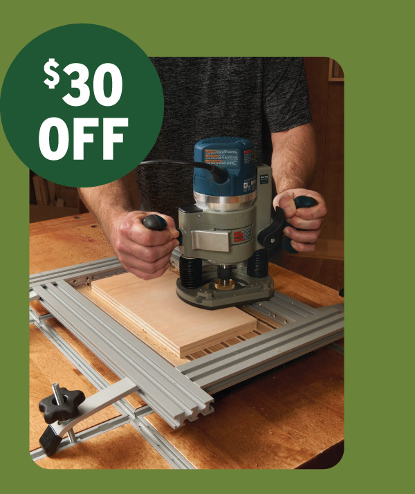 $70 Off WoodRiver Variable Router Jig