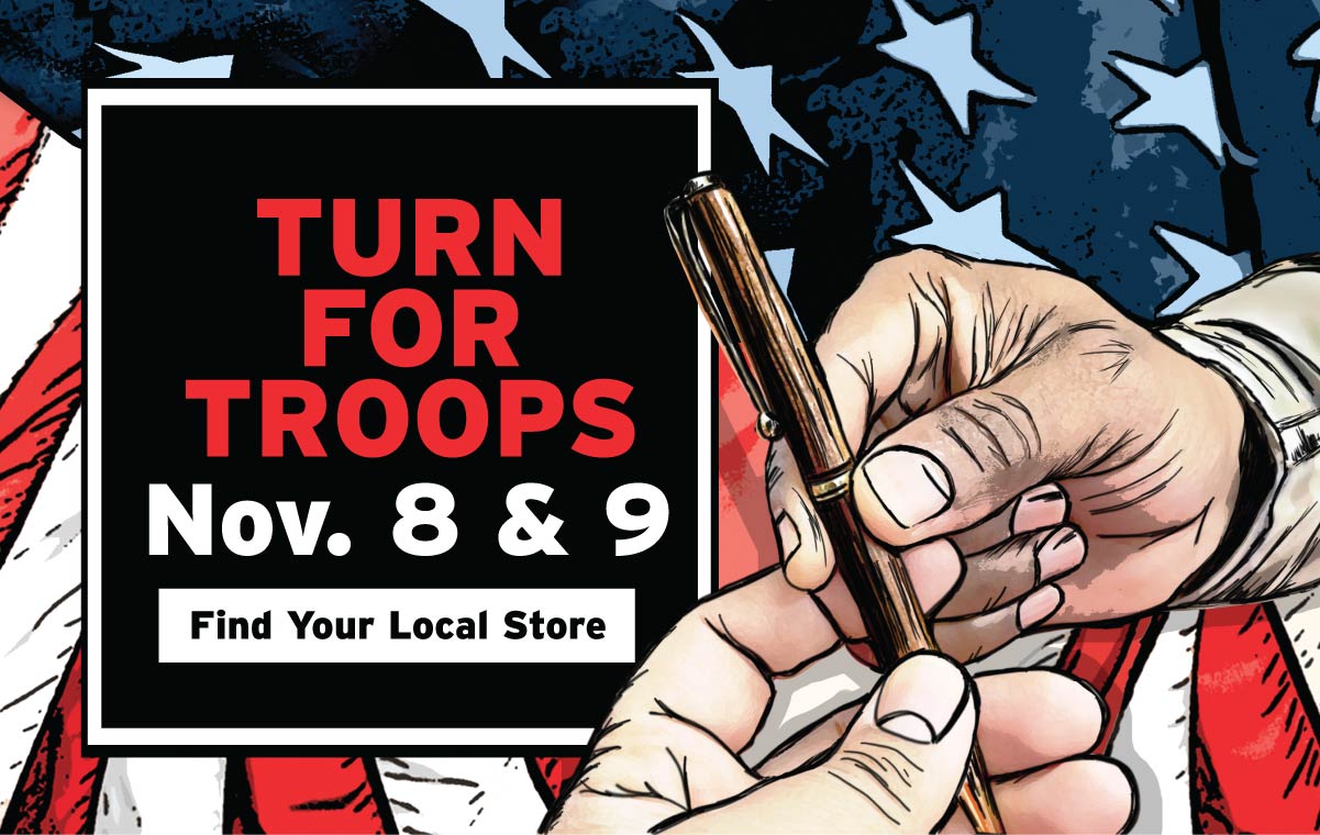 Turn For Troops Starts Tomorrow!