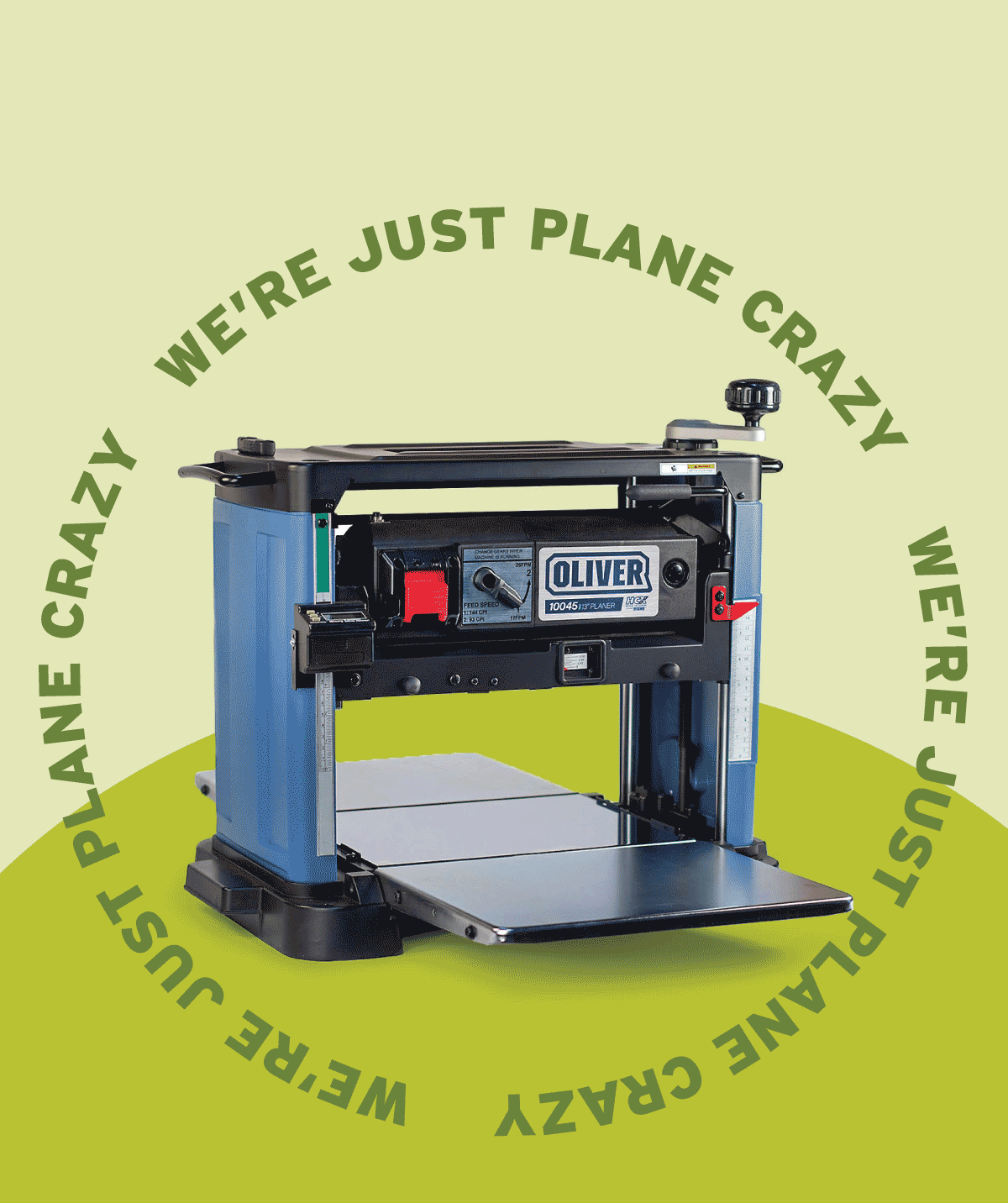 Oliver Machinery Planer with True Helical Head and Digital Readout - 13"