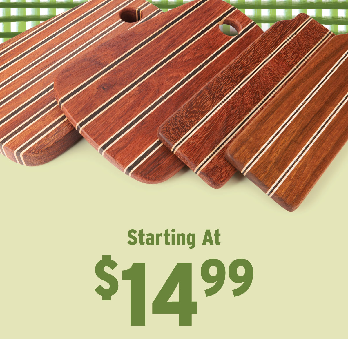 Cutting Board Kits Starting At $14.99