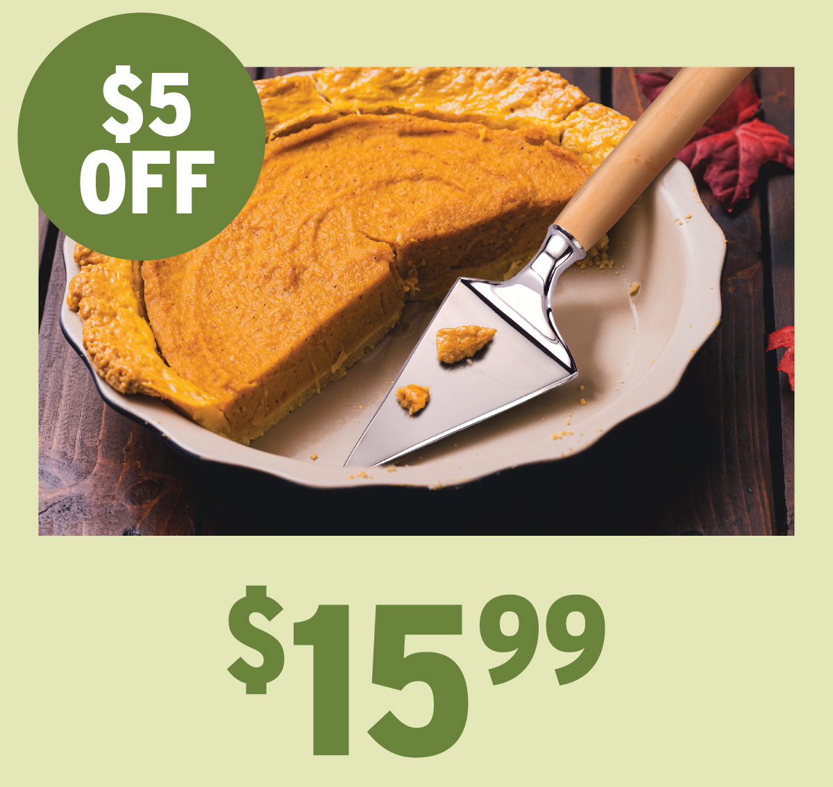 50% Off https://www.woodcraft.com/products/woodriver-stainless-steel-pie-server-turning-kit