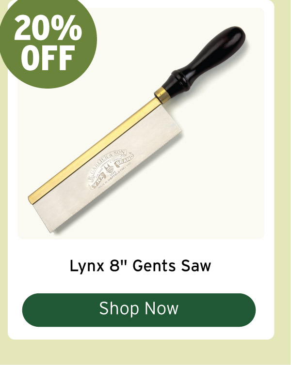 20% Off Lynx Gents Saw - 8"