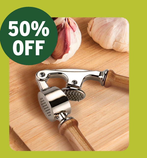 50% Off Garlic Press Turning Kit