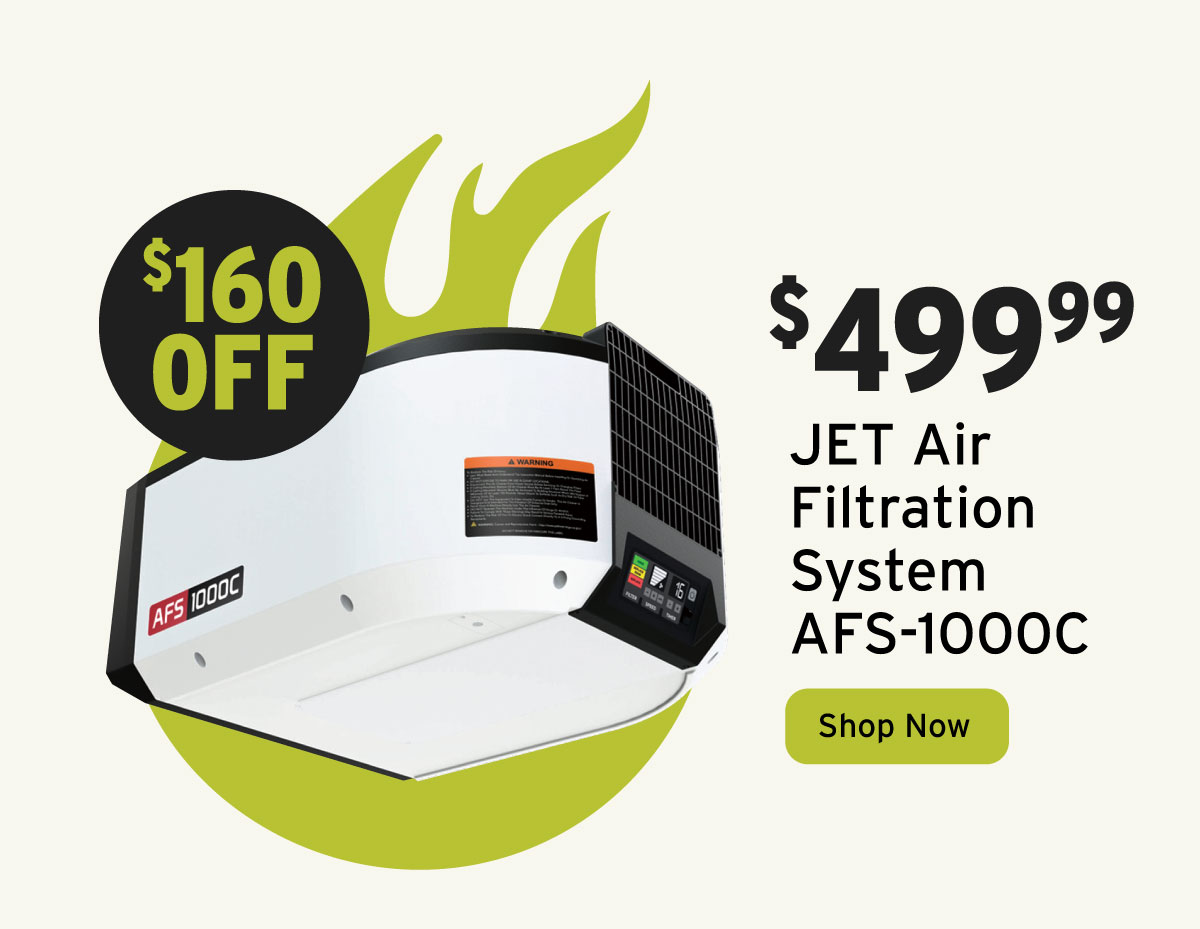 $160 Off Jet Air Filtration System - 1000 CFM 1 Ph 120V - AFS-1000C