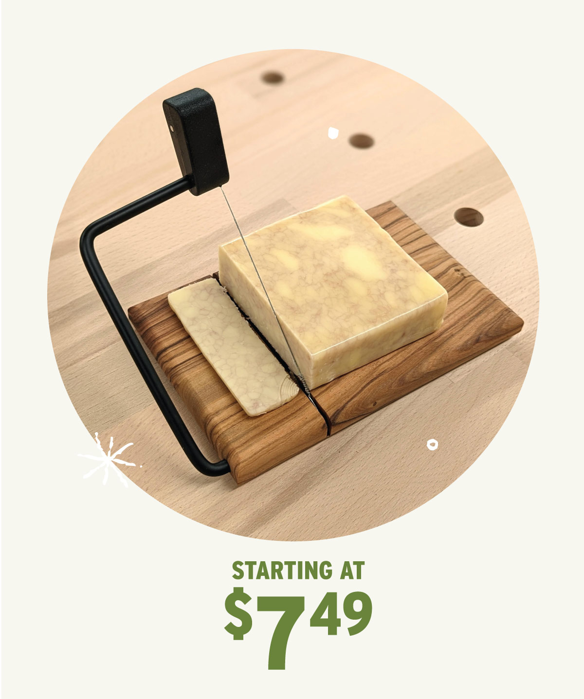 Starting At $7.49 WoodRiver Cheese Slicer Kit