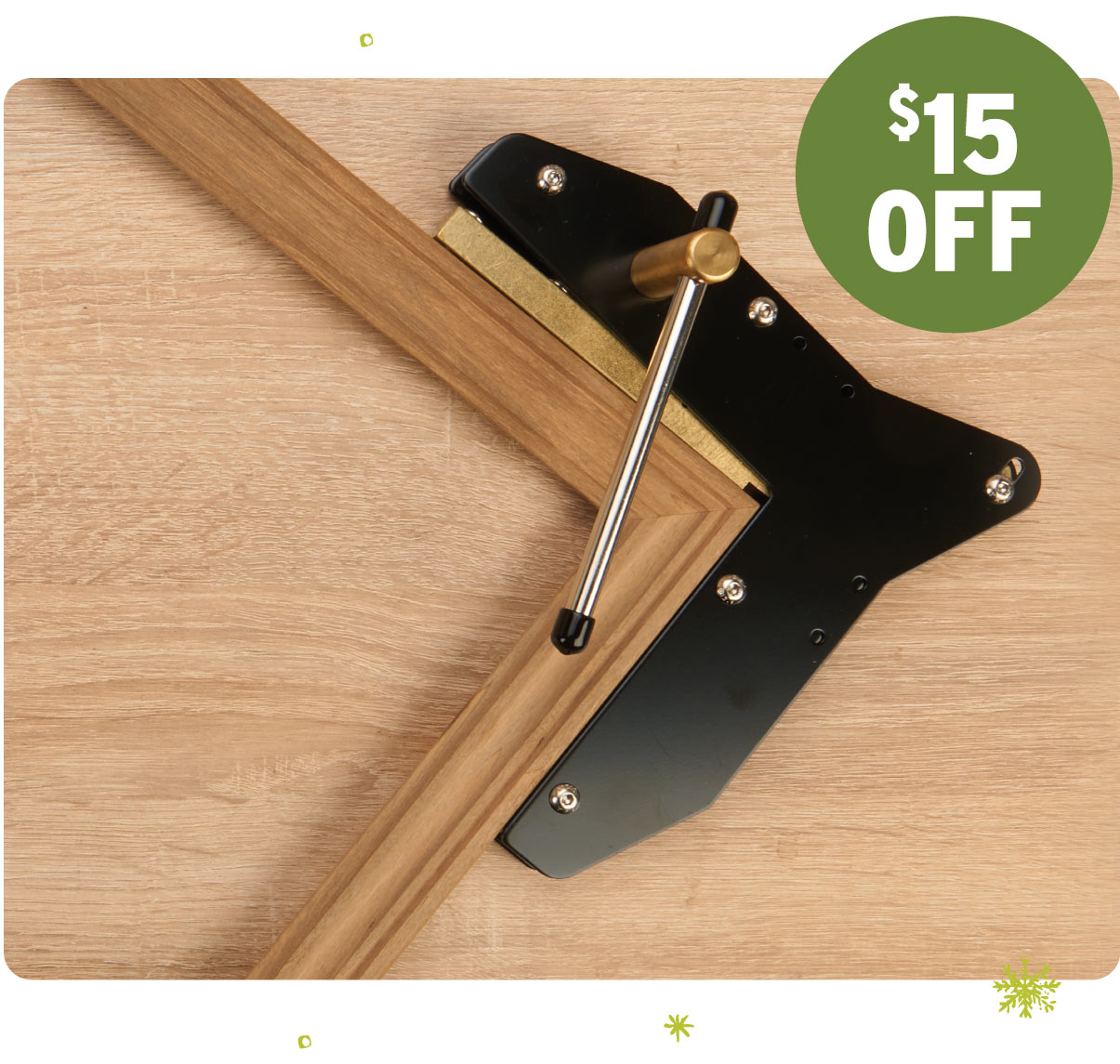 $15 Off WoodRiver Miter Max Corner Clamp
