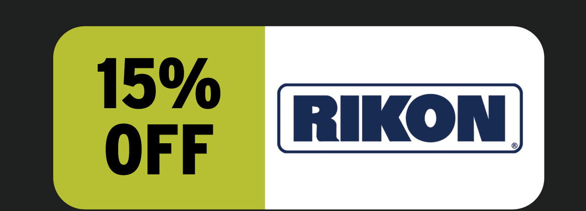 15% Off Rikon