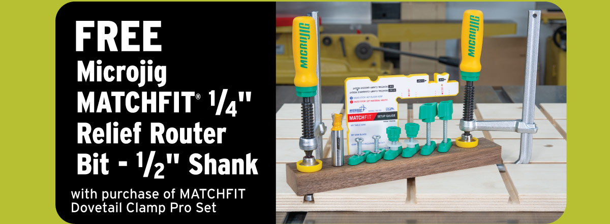 Free Item With Microjig Purchase