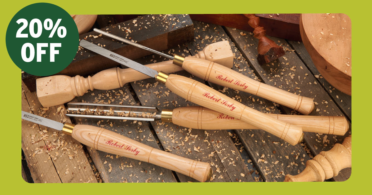 20% Off Sorby Turning Tools