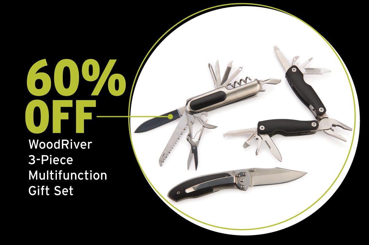 WoodRiver Multi-Function Tool Gift Set - 3 Piece