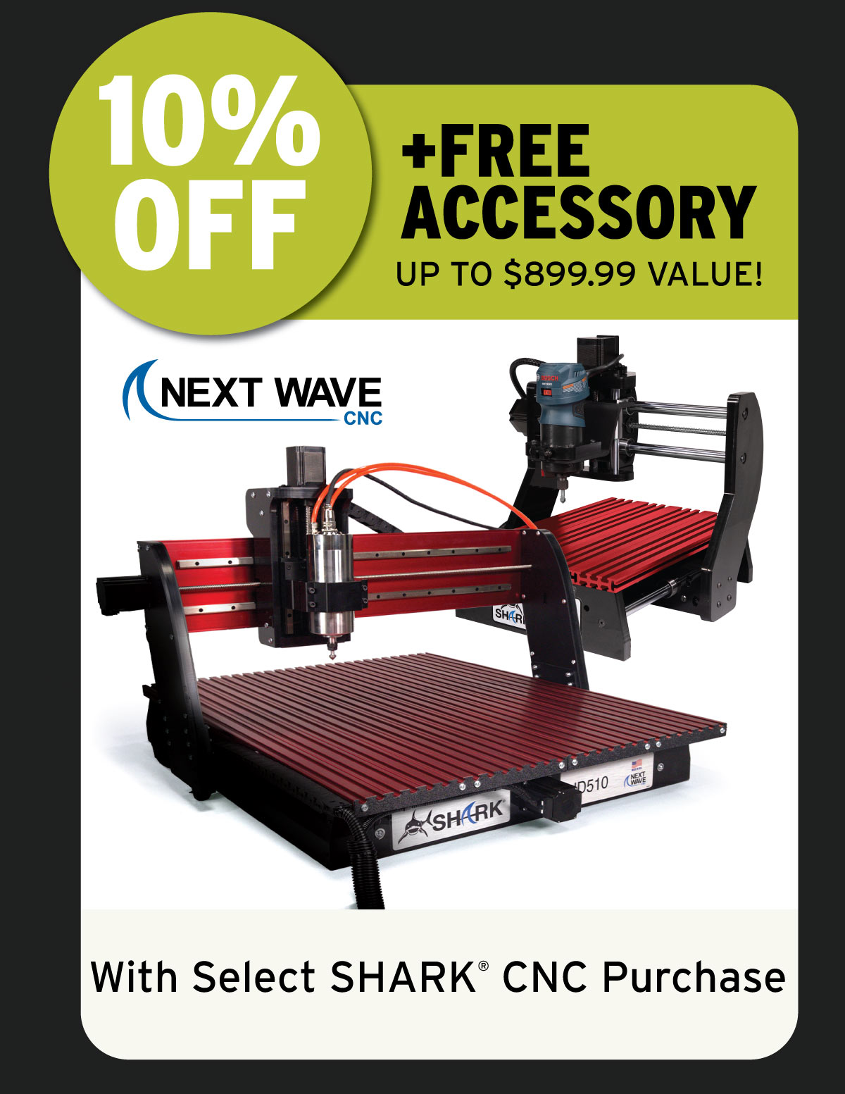 10% Off All Next Wave + Free Accessory