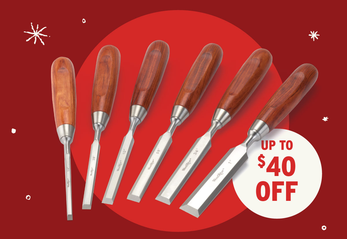 Up To $40 Off Select Chisel Sets