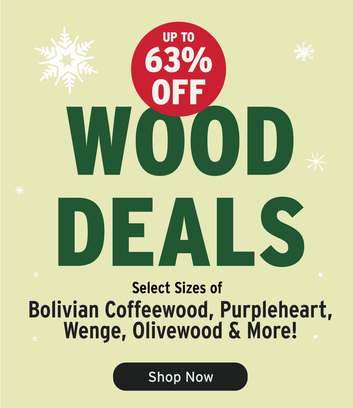 40% Off Wood Deals