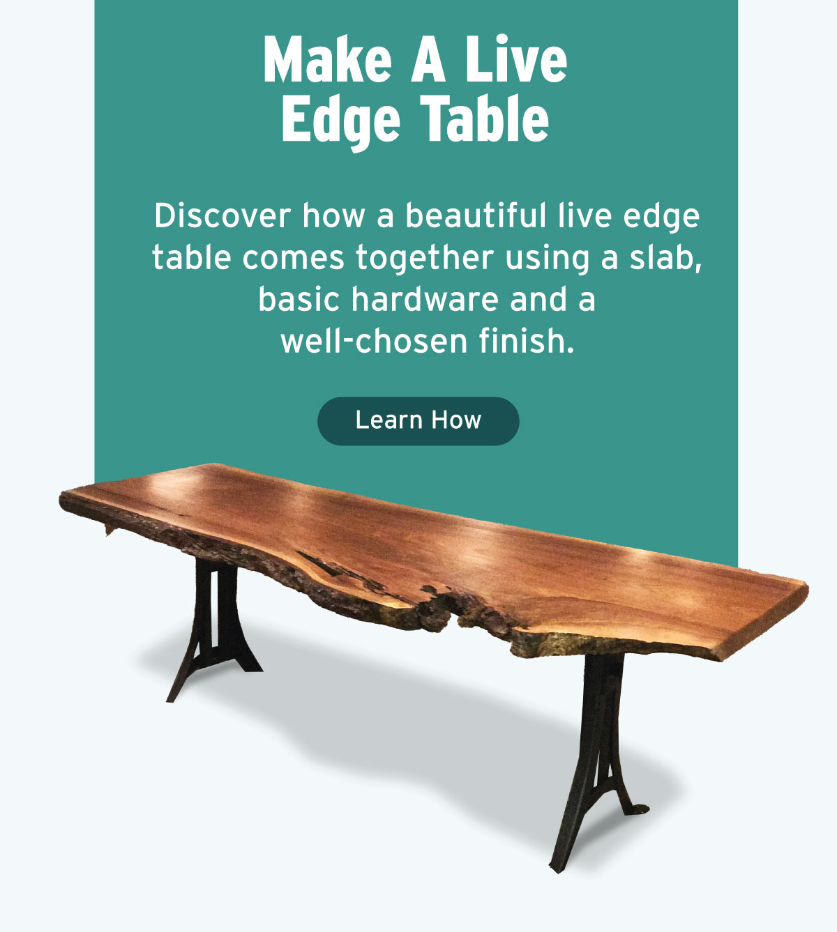 Create A Live Edge Coffee Table