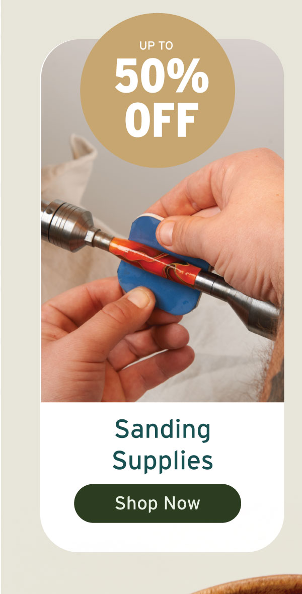 Up to 50% Off Sanding Supplies